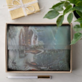  kerstfeest op het platteland, negativiteit schild tissuepapier (Geschenk)