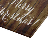  kerstfeest op het platteland snijplank (Hoek)