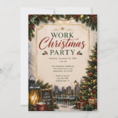 Kerstfeest op het werk kaart (Voorkant)
