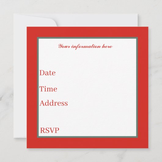 kerstfeest op jaarbasis kaart (Achterkant)