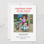 Kerstfeest op kantoor kaart (Voorkant)