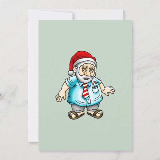 Kerstfeest op kantoor kaart (Achterkant)