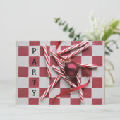 kerstfeest op karton kaart (Staand voorkant)