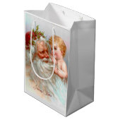  kerstfeest op maat medium cadeauzakje (Achterkant Gekanteld)