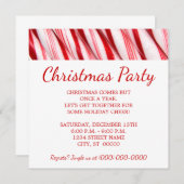 kerstfeest op snoepsuikerriet kaart (Voorkant / Achterkant)