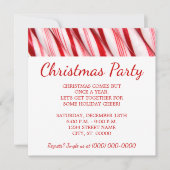 kerstfeest op snoepsuikerriet kaart (Voorkant)