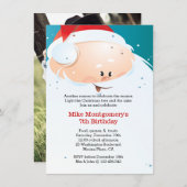 Kerstfeest op uitnodiging voor kerstfeest (Voorkant / Achterkant)