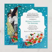 Kerstfeest op zondag Kind Kaart (Voorkant / Achterkant)