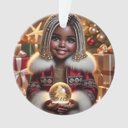 kerstfeest ornament (voorkant)