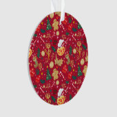 kerstfeest ornament (voorkant)