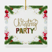 kerstfeest Ornament (Achterkant)