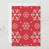 Kerstfeest Ornament Exchange Kaart (Achterkant)