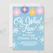 kerstfeest Ornamenten Snowflakes Kaart (Voorkant)