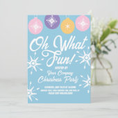 kerstfeest Ornamenten Snowflakes Kaart (Staand voorkant)