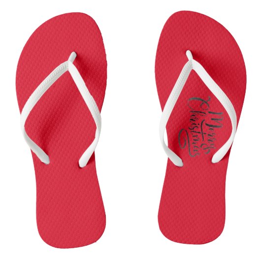 KERSTFEEST Paar slippers ZALIG KERSTFEEST Teenslippers (Voetbed)