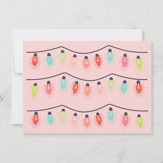 Kerstfeest Pajama Kaart (Achterkant)