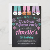 Kerstfeest Pajama Kaart (Voorkant)