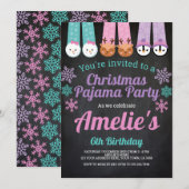 Kerstfeest Pajama Kaart (Voorkant / Achterkant)