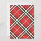 Kerstfeest Pajama Slumber Kaart (Achterkant)