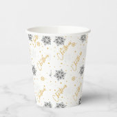 Kerstfeest Papieren beker (Links)