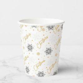 Kerstfeest Papieren beker