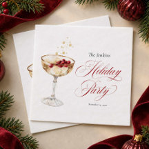 Kerstfeest papieren servetten