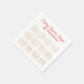 Kerstfeest Papieren Servetten 12 Dagen (Hoek)