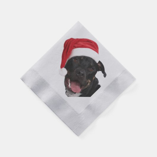 KERSTFEEST PAPieren servetten MET EIGEN FOTO (Hoek)