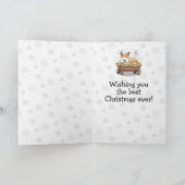 kerstfeest Pembroke Welsh Corgi (red1) Fun Kaart (Binnen)
