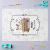 kerstfeest Pembroke Welsh Corgi (red1) Fun Tissuepapier (Craft)