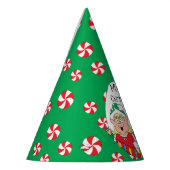 Kerstfeest Pet "Happy Elves" Feesthoedjes (Links)