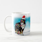 Kerstfeest Pet Kerst Sint-Bernard Lover Koffiemok (Links)