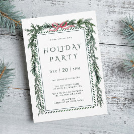 Kerstfeest Pine Garland Kaart