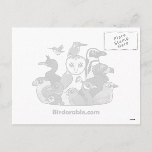 Kerstfeest Pinguïn Feestdagenkaart (Achterkant)