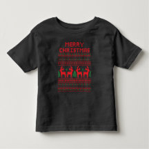 KERSTFEEST PIXEL ART STIJL T-Shirt