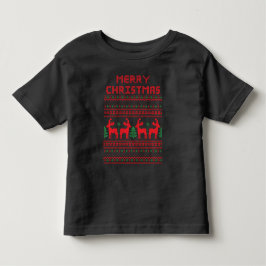 KERSTFEEST PIXEL ART STIJL T-Shirt