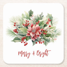 Kerstfeest Poinsettia Bessen Kerstvakantie