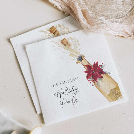 Kerstfeest Poinsettia Servet