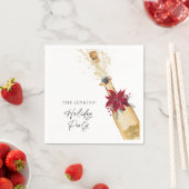 Kerstfeest Poinsettia Servet (Insitu)