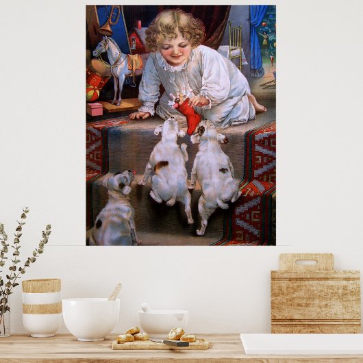 kerstfeest poster (Keuken)