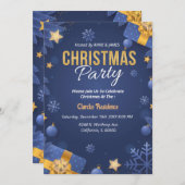 Kerstfeest Poster Sjabloon Kaart (Voorkant / Achterkant)