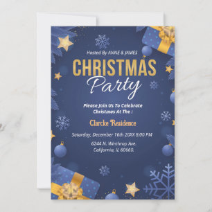 Kerstfeest Poster Sjabloon Kaart