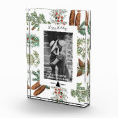 Kerstfeest Prettige feestdagen familie foto's blok (Rechts)