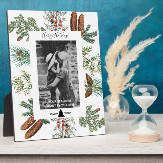 Kerstfeest Prettige feestdagen serie Foto Fotoplaat (Zijkant)