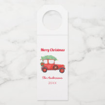 Kerstfeest Red Truck Farmhouse Holiday