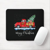  kerstfeest Red Truck Old Fashioned Ch Muismat (Met muis)