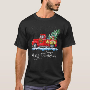 kerstfeest Red Truck Old Fashioned Ch T-shirt