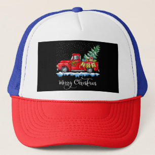 kerstfeest Red Truck Old Fashioned Ch Trucker Pet