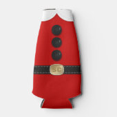 Kerstfeest Rode Elf kostuum Kerstmis in juli Flesjeskoeler (Voorkant)