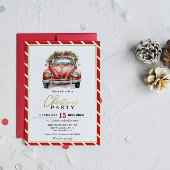 Kerstfeest Rode  Kaart Uitnodiging